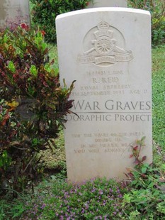 TRINCOMALEE WAR CEMETERY - REID, ROBERT